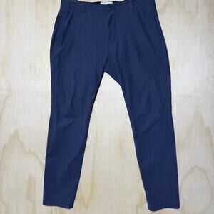 Reigning Champ Men’s 34 Navy Athletic Stretch Pants Performance Golf Travel